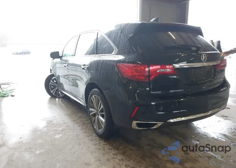 2017 Acura Mdx Technology Package z USA, uszkodzony, nr VIN 5FRYD4H59HB001366
